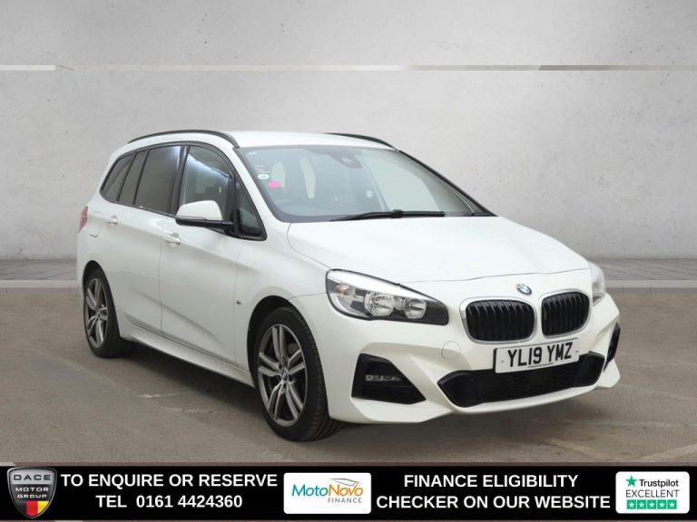 Used 2019 WHITE BMW 2 Series GRAN TOURER MPV 1.5 218i M Sport MPV 5dr Petrol DCT Euro 6 (s/s) (140 ps) PETROL (reg. 2019-05-31) (Automatic) for sale in Stockport