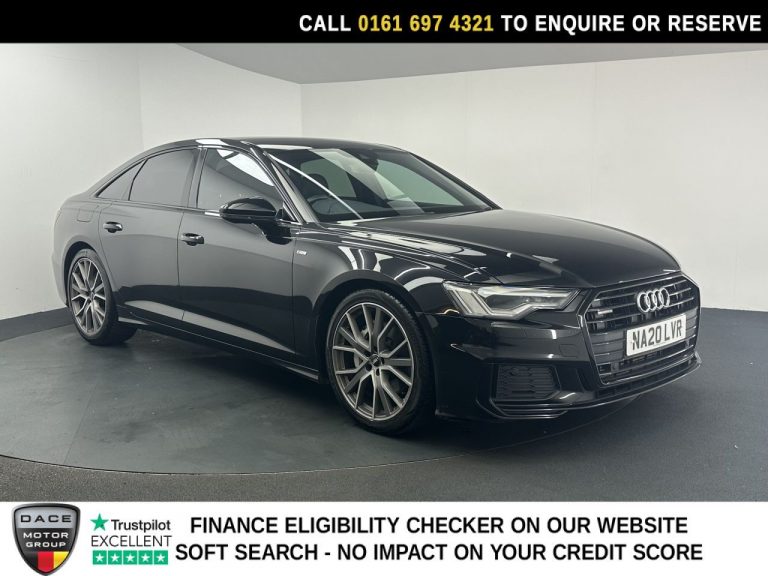 Used 2020 BLACK AUDI A6 SALOON Saloon 3.0 TDI V6 50 Black Edition Saloon 4dr Diesel Tiptronic quattro Euro 6 (s/s) (286 ps) DIESEL (reg. 2020-06-29) (Automatic) for sale in Stockport