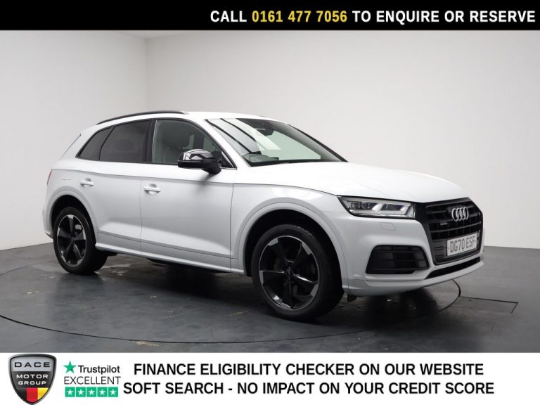Used 2020 WHITE AUDI Q5 SUV 2.0 TFSI 45 Black Edition SUV 5dr Petrol S Tronic quattro Euro 6 (s/s) (245 ps) PETROL (reg. 2020-09-05) (Automatic) for sale in Stockport