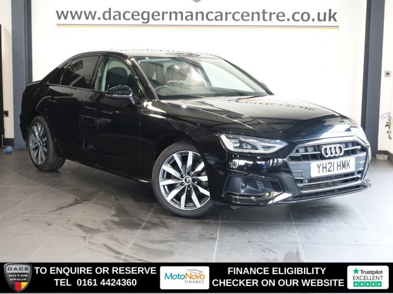 Used 2021 BLACK AUDI A4 Saloon 2.0 TFSI 35 Sport Edition Saloon 4dr Petrol S Tronic Euro 6 (s/s) (150 ps) PETROL (reg. 2021-03-29) (Automatic) for sale in Stockport