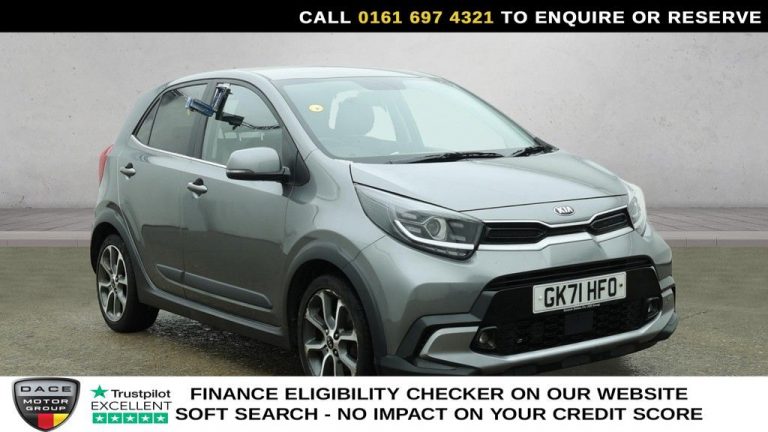Used 2021 GREY KIA PICANTO Hatchback 1.0 DPi X-Line Hatchback 5dr Petrol AMT Euro 6 (s/s) (66 bhp) PETROL (reg. 2021-09-06) (Automatic) for sale in Stockport