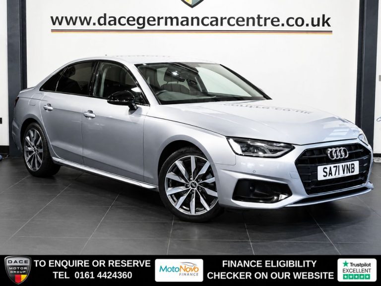 Used 2021 SILVER AUDI A4 Saloon 2.0 TDI 35 Sport Edition Saloon 4dr Diesel S Tronic Euro 6 (s/s) (163 ps) DIESEL (reg. 2021-09-30) (Automatic) for sale in Stockport