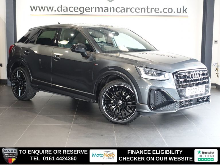 Used 2022 GREY AUDI Q2 SUV 1.5 TFSI CoD 35 Black Edition SUV 5dr Petrol S Tronic Euro 6 (s/s) (150 ps) PETROL (reg. 2022-04-13) (Automatic) for sale in Stockport