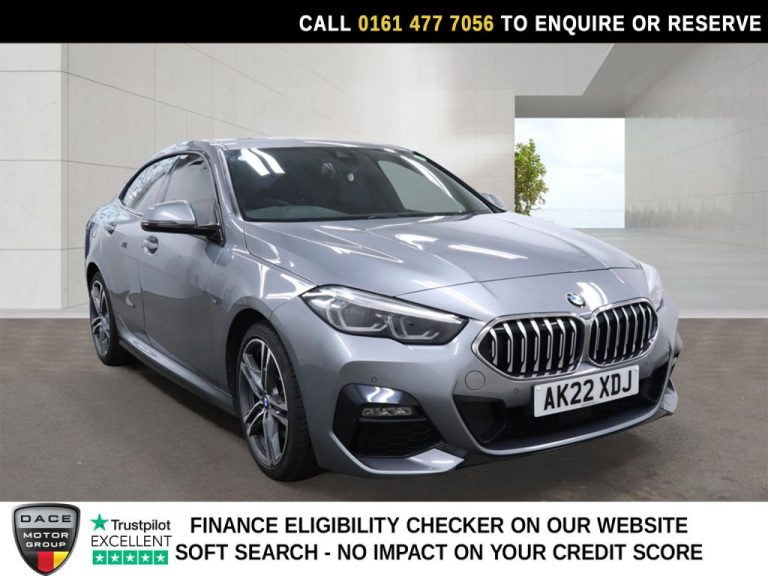 Used 2022 GREY BMW 2 SERIES GRAN COUPE Saloon 1.5 218i M Sport Saloon 4dr Petrol DCT Euro 6 (s/s) (136 ps) PETROL (reg. 2022-05-30) (Automatic) for sale in Stockport