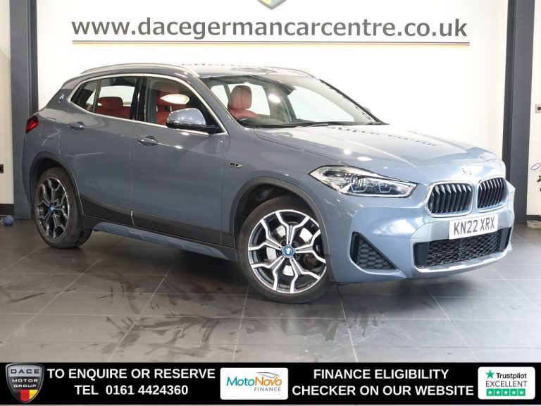 Used 2022 GREY BMW X2 SUV 1.5 25e 10kWh M Sport X SUV 5dr Petrol Plug-in Hybrid Auto xDrive Euro 6 (s/s) (220 ps) PETROL PLUG-IN HYBRID (reg. 2022-03-15) (Automatic) for sale in Stockport