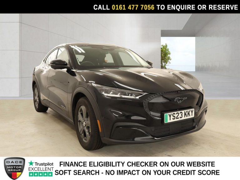 Used 2023 BLACK FORD MUSTANG MACH-E SUV Standard Range 70kWh SUV 5dr Electric Automatic (269 ps) ELECTRIC (reg. 2023-04-28) (Automatic) for sale in Stockport