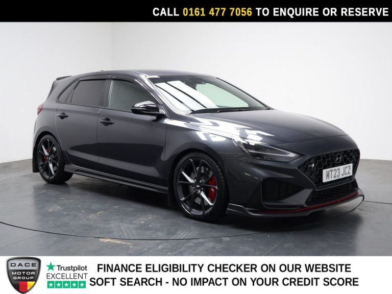 Used 2023 GREY HYUNDAI I30 Hatchback 2.0 T-GDi N Performance Hatchback 5dr Petrol DCT Euro 6 (s/s) (280 ps) PETROL (reg. 2023-04-23) (Automatic) for sale in Stockport