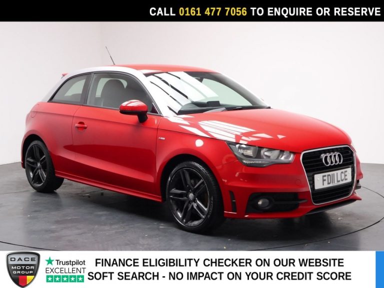 Used 2011 RED AUDI A1 Hatchback 1.4 TFSI S line Hatchback 3dr Petrol S Tronic Euro 5 (s/s) (122 ps) PETROL (reg. 2011-06-13) (Automatic) for sale in Stockport