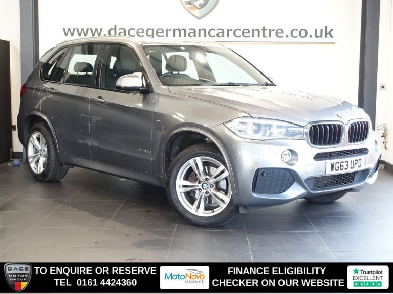 Used 2013 GREY BMW X5 SUV 3.0 30d M Sport SUV 5dr Diesel Auto xDrive Euro 6 (s/s) (258 ps) DIESEL (reg. 2013-11-16) (Automatic) for sale in Stockport
