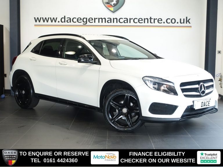 Used 2015 WHITE MERCEDES-BENZ GLA SUV 2.1 GLA200d AMG Line SUV 5dr Diesel 7G-DCT Euro 6 (s/s) (136 ps) DIESEL (reg. 2015-09-28) (Automatic) for sale in Stockport