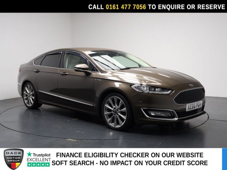 Used 2016 BROWN FORD MONDEO Saloon 2.0 TDCi Vignale Saloon 4dr Diesel Powershift Euro 6 (s/s) (210 ps) DIESEL (reg. 2016-10-18) (Automatic) for sale in Stockport