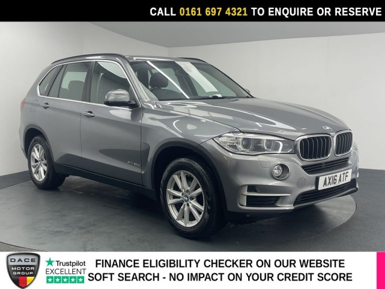 Used 2016 GREY BMW X5 SUV 3.0 30d SE SUV 5dr Diesel Auto xDrive Euro 6 (s/s) (258 ps) DIESEL (reg. 2016-06-14) (Automatic) for sale in Stockport