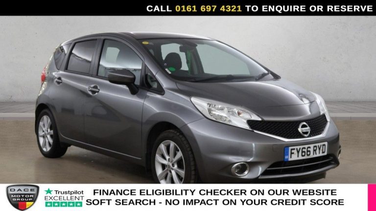 Used 2016 GREY NISSAN NOTE Hatchback 1.2 DIG-S Acenta Premium Hatchback 5dr Petrol XTRON Euro 6 (s/s) (98 ps) PETROL (reg. 2016-09-30) (Automatic) for sale in Stockport