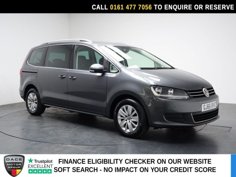 Used 2016 GREY VOLKSWAGEN SHARAN MPV 2.0 TDI BlueMotion Tech SE Nav MPV 5dr Diesel DSG Euro 6 (s/s) (150 ps) DIESEL (reg. 2016-11-01) (Automatic) for sale in Stockport
