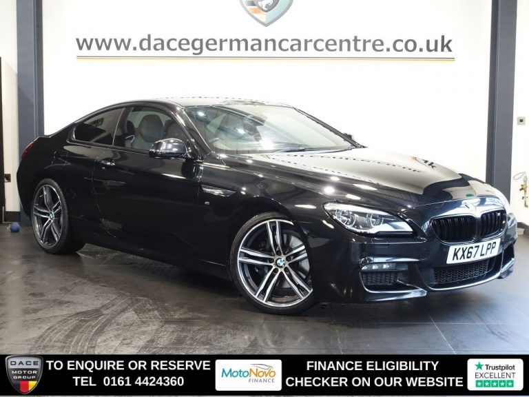 Used 2017 BLACK BMW 6 SERIES Coupe 3.0 640d M Sport Coupe 2dr Diesel Auto Euro 6 (s/s) (313 ps) DIESEL (reg. 2017-09-19) (Automatic) for sale in Stockport