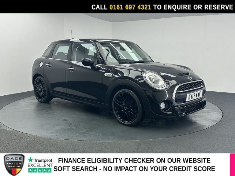 Used 2017 BLACK MINI HATCH Hatchback 2.0 Cooper S Hatchback 5dr Petrol Auto Euro 6 (s/s) (192 ps) PETROL (reg. 2017-03-30) (Automatic) for sale in Stockport