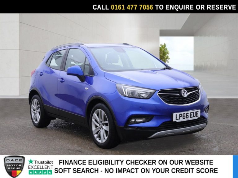 Used 2017 BLUE VAUXHALL MOKKA X SUV 1.4i Turbo Active SUV 5dr Petrol Auto Euro 6 (140 ps) PETROL (reg. 2017-01-09) (Automatic) for sale in Stockport