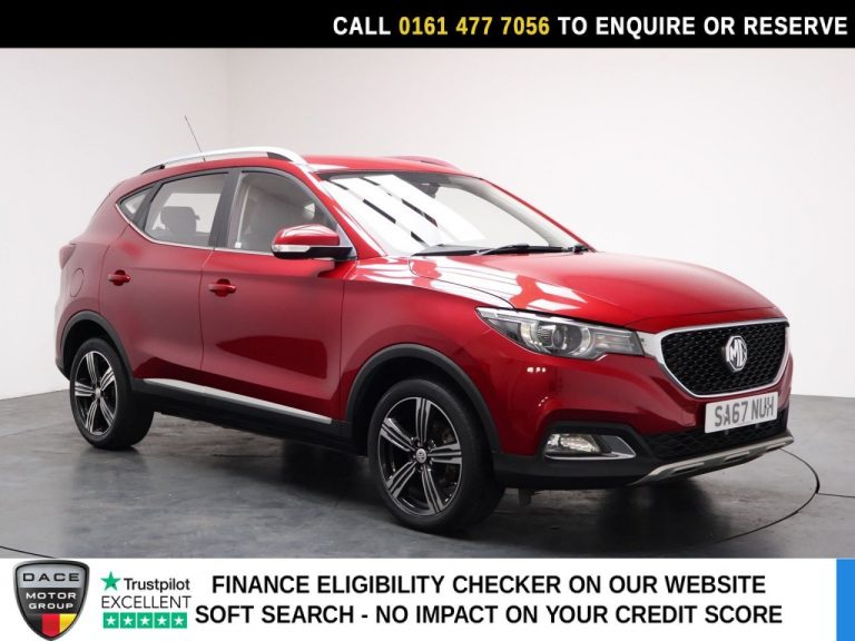 Used 2017 RED MG MG ZS SUV 1.0 T-GDI Exclusive SUV 5dr Petrol Auto Euro 6 (111 ps) PETROL (reg. 2017-12-11) (Automatic) for sale in Stockport