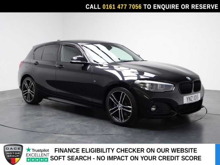 Used 2018 BLACK BMW 1 SERIES Hatchback 2.0 118d M Sport Shadow Edition Hatchback 5dr Diesel Auto Euro 6 (s/s) (150 ps) DIESEL (reg. 2018-08-03) (Automatic) for sale in Stockport