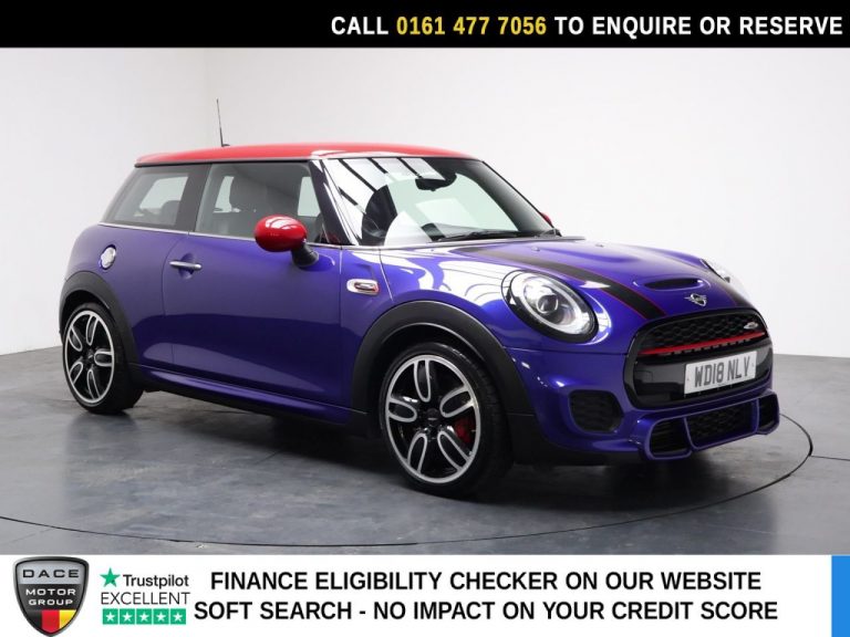 Used 2018 BLUE MINI HATCH Hatchback 2.0 John Cooper Works Hatchback 3dr Petrol Auto Euro 6 (s/s) (231 ps) PETROL (reg. 2018-06-26) (Automatic) for sale in Stockport
