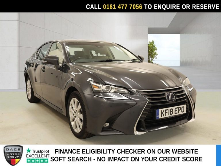 Used 2018 GREY LEXUS GS Saloon 2.5 300h Executive Edition Saloon 4dr Petrol Hybrid CVT Euro 6 (s/s) (223 ps) PETROL HYBRID (reg. 2018-04-19) (Automatic) for sale in Stockport