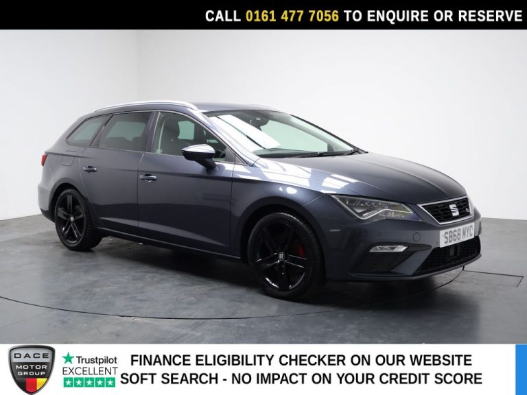 Used 2018 GREY SEAT LEON Estate 2.0 TSI FR ST 5dr Petrol DSG Euro 6 (s/s) (190 ps) PETROL (reg. 2018-11-30) (Automatic) for sale in Stockport