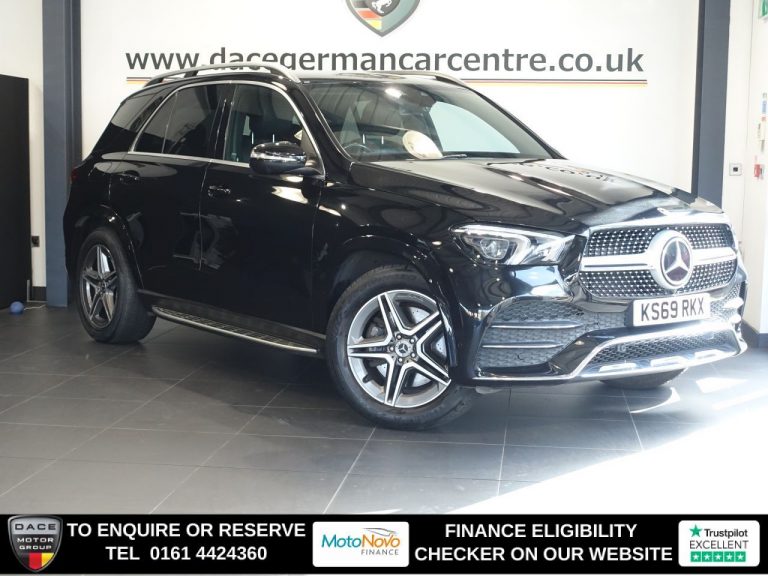Used 2019 BLACK MERCEDES-BENZ GLE SUV 2.0 GLE300d AMG Line (Premium) SUV 5dr Diesel G-Tronic 4MATIC Euro 6 (s/s) (245 ps) DIESEL (reg. 2019-11-11) (Automatic) for sale in Stockport
