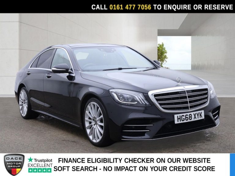 Used 2019 BLACK MERCEDES-BENZ S CLASS Saloon 2.9 S350d AMG Line (Premium) Saloon 4dr Diesel G-Tronic+ Euro 6 (s/s) (286 ps) DIESEL (reg. 2019-01-31) (Automatic) for sale in Stockport