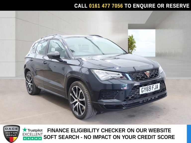 Used 2019 BLACK SEAT CUPRA ATECA SUV 2.0 TSI SUV 5dr Petrol DSG 4Drive Euro 6 (s/s) (300 ps) PETROL (reg. 2019-10-03) (Automatic) for sale in Stockport