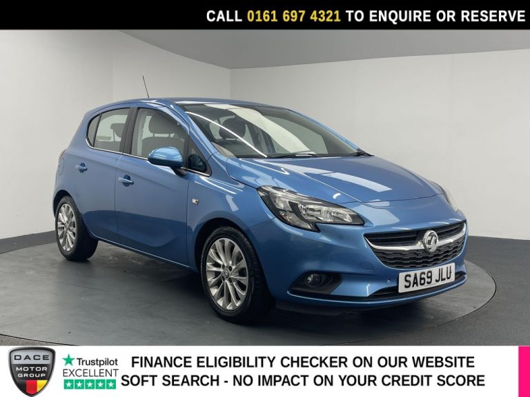 Used 2019 BLUE VAUXHALL CORSA Hatchback 1.4i ecoTEC SE Nav Hatchback 5dr Petrol Auto Euro 6 (90 ps) PETROL (reg. 2019-09-19) (Automatic) for sale in Stockport