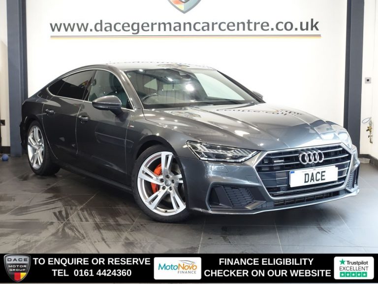 Used 2019 GREY AUDI A7 Hatchback 3.0 TDI V6 45 S line Sportback 5dr Diesel Tiptronic quattro Euro 6 (s/s) (231 ps) DIESEL (reg. 2019-12-17) (Automatic) for sale in Stockport