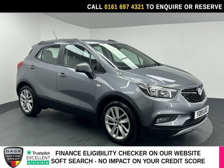 Used 2019 GREY VAUXHALL MOKKA X SUV 1.4i Turbo Active SUV 5dr Petrol Auto Euro 6 (140 ps) PETROL (reg. 2019-03-25) (Automatic) for sale in Stockport