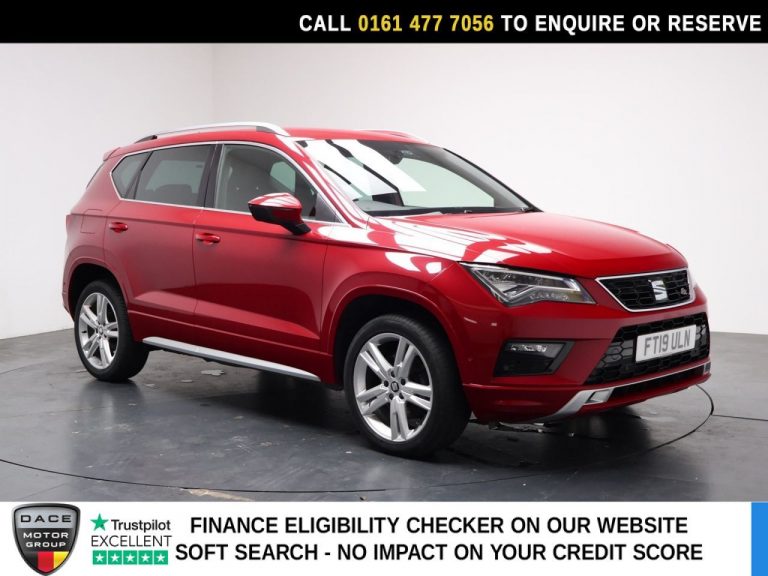 Used 2019 RED SEAT ATECA SUV 2.0 TDI FR SUV 5dr Diesel DSG Euro 6 (s/s) (150 ps) DIESEL (reg. 2019-06-25) (Automatic) for sale in Stockport