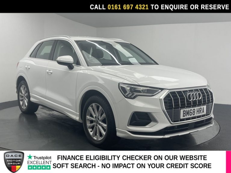 Used 2019 WHITE AUDI Q3 SUV 1.5 TFSI CoD 35 Sport SUV 5dr Petrol S Tronic Euro 6 (s/s) (150 ps) PETROL (reg. 2019-02-07) (Automatic) for sale in Stockport