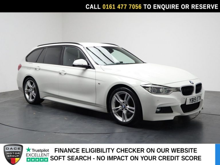 Used 2019 WHITE BMW 3 SERIES Estate 2.0 320i M Sport Touring 5dr Petrol Auto Euro 6 (s/s) (184 ps) PETROL (reg. 2019-08-20) (Automatic) for sale in Stockport