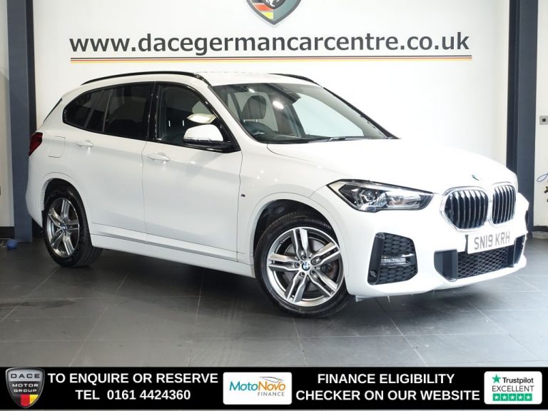Used 2019 WHITE BMW X1 SUV 2.0 20i GPF M Sport SUV 5dr Petrol Auto xDrive Euro 6 (s/s) (192 ps) PETROL (reg. 2019-08-27) (Automatic) for sale in Stockport