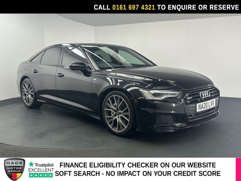 Used 2020 BLACK AUDI A6 SALOON Saloon 3.0 TDI V6 50 Black Edition Saloon 4dr Diesel Tiptronic quattro Euro 6 (s/s) (286 ps) DIESEL (reg. 2020-06-29) (Automatic) for sale in Stockport