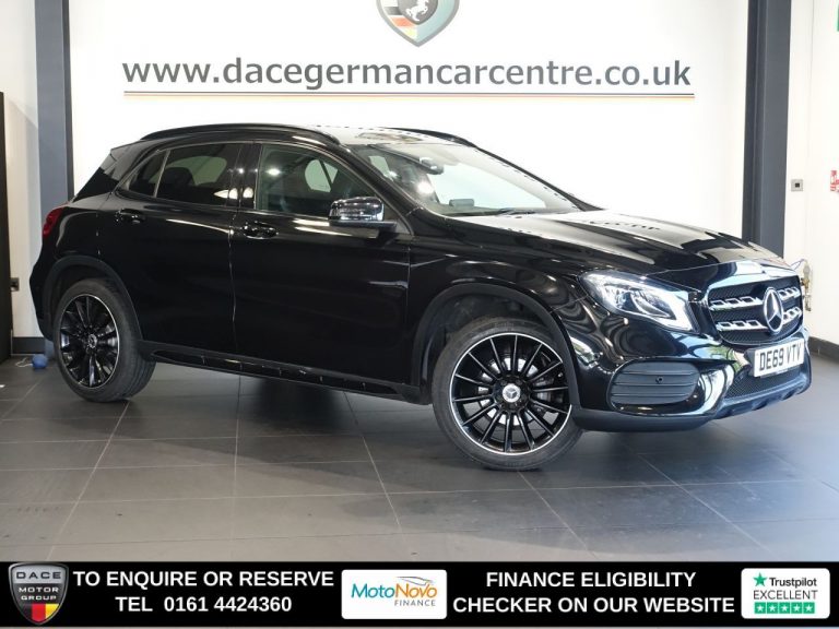 Used 2020 BLACK MERCEDES-BENZ GLA SUV 1.6 GLA180 AMG Line Edition SUV 5dr Petrol 7G-DCT Euro 6 (s/s) (122 ps) PETROL (reg. 2020-01-31) (Automatic) for sale in Stockport
