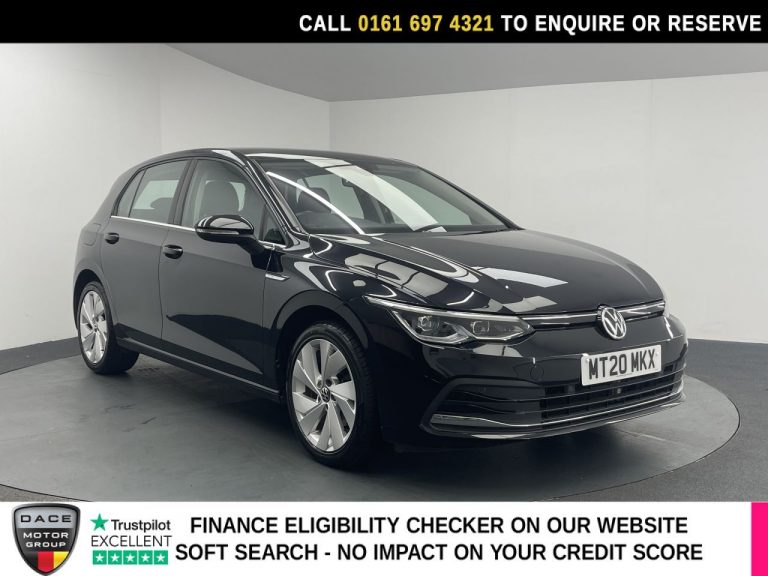 Used 2020 BLACK VOLKSWAGEN GOLF Hatchback 1.5 eTSI MHEV Style Hatchback 5dr Petrol Hybrid DSG Euro 6 (s/s) (150 ps) PETROL HYBRID (reg. 2020-08-10) (Automatic) for sale in Stockport