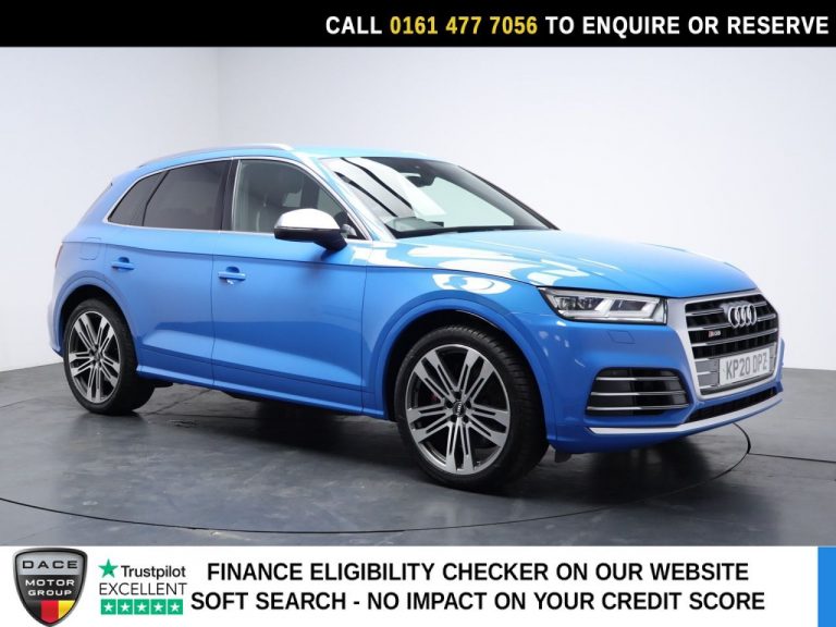Used 2020 BLUE AUDI SQ5 SUV 3.0 TDI V6 SUV 5dr Diesel Tiptronic quattro Euro 6 (s/s) (347 ps) DIESEL (reg. 2020-03-13) (Automatic) for sale in Stockport
