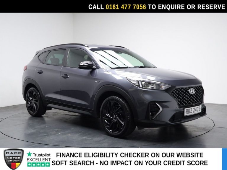 Used 2020 GREY HYUNDAI TUCSON SUV 1.6 T-GDi N Line SUV 5dr Petrol DCT Euro 6 (s/s) (177 ps) PETROL (reg. 2020-07-09) (Automatic) for sale in Stockport