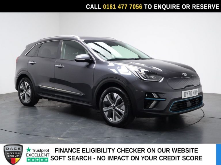 Used 2020 GREY KIA NIRO SUV 64kWh 4 SUV 5dr Electric Auto (201 bhp) ELECTRIC (reg. 2020-09-29) (Automatic) for sale in Stockport