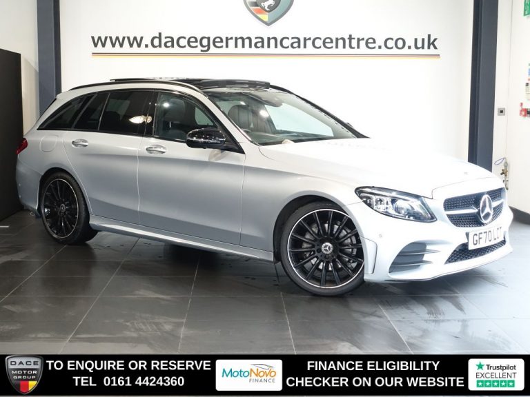 Used 2020 SILVER MERCEDES-BENZ C-CLASS Estate 2.0 C220d AMG Line Edition (Premium Plus) Estate 5dr Diesel G-Tronic+ Euro 6 (s/s) (194 ps) DIESEL (reg. 2020-10-22) (Automatic) for sale in Stockport