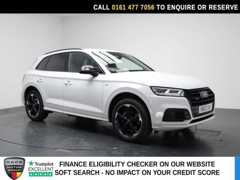 Used 2020 WHITE AUDI Q5 SUV 2.0 TFSI 45 Black Edition SUV 5dr Petrol S Tronic quattro Euro 6 (s/s) (245 ps) PETROL (reg. 2020-07-10) (Automatic) for sale in Stockport