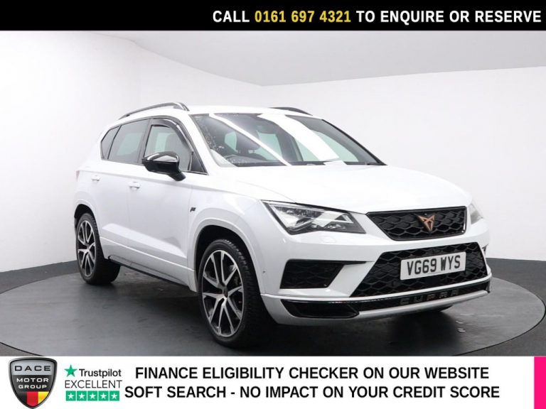 Used 2020 WHITE SEAT CUPRA ATECA SUV 2.0 TSI SUV 5dr Petrol DSG 4Drive Euro 6 (s/s) (300 ps) PETROL (reg. 2020-02-28) (Automatic) for sale in Stockport