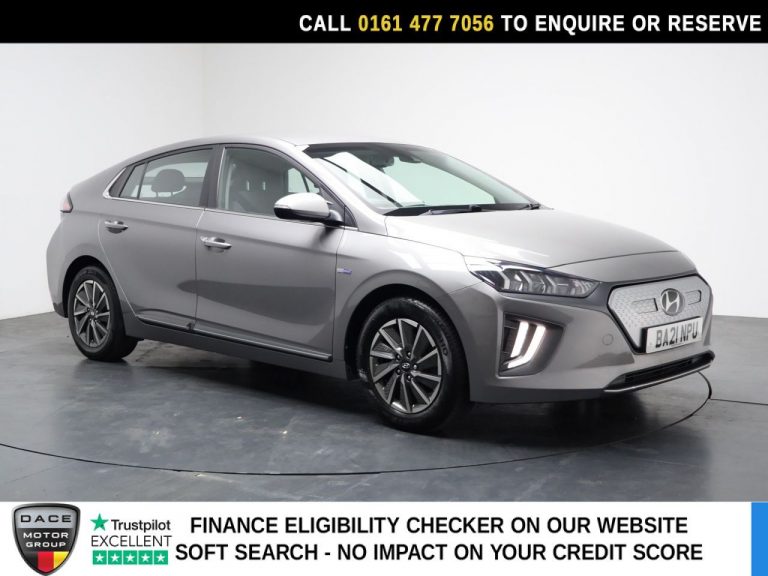 Used 2021 GREY HYUNDAI IONIQ Hatchback 38.3kWh Premium Hatchback 5dr Electric Auto (136 ps) ELECTRIC (reg. 2021-08-16) (Automatic) for sale in Stockport