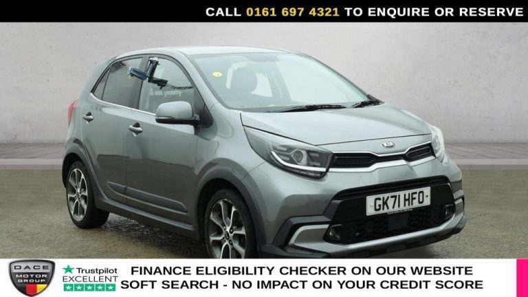 Used 2021 GREY KIA PICANTO Hatchback 1.0 DPi X-Line Hatchback 5dr Petrol AMT Euro 6 (s/s) (66 bhp) PETROL (reg. 2021-09-06) (Automatic) for sale in Stockport