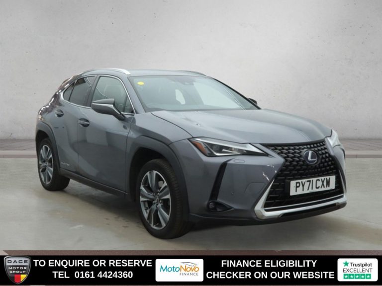 Used 2021 GREY LEXUS UX SUV 300e 54.3kWh SUV 5dr Electric Auto (204 ps) ELECTRIC (reg. 2021-12-10) (Automatic) for sale in Stockport