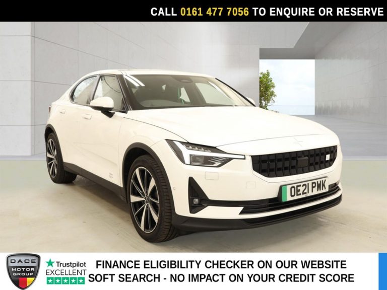 Used 2021 WHITE POLESTAR POLESTAR 2 Hatchback Dual Motor 78kWh Long Range Plus Pilot Fastback 5dr Electric Auto 4WDE (408 ps) ELECTRIC (reg. 2021-07-14) (Automatic) for sale in Stockport