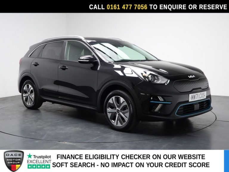 Used 2022 BLACK KIA NIRO SUV 64kWh 2 SUV 5dr Electric Auto (201 bhp) ELECTRIC (reg. 2022-02-01) (Automatic) for sale in Stockport